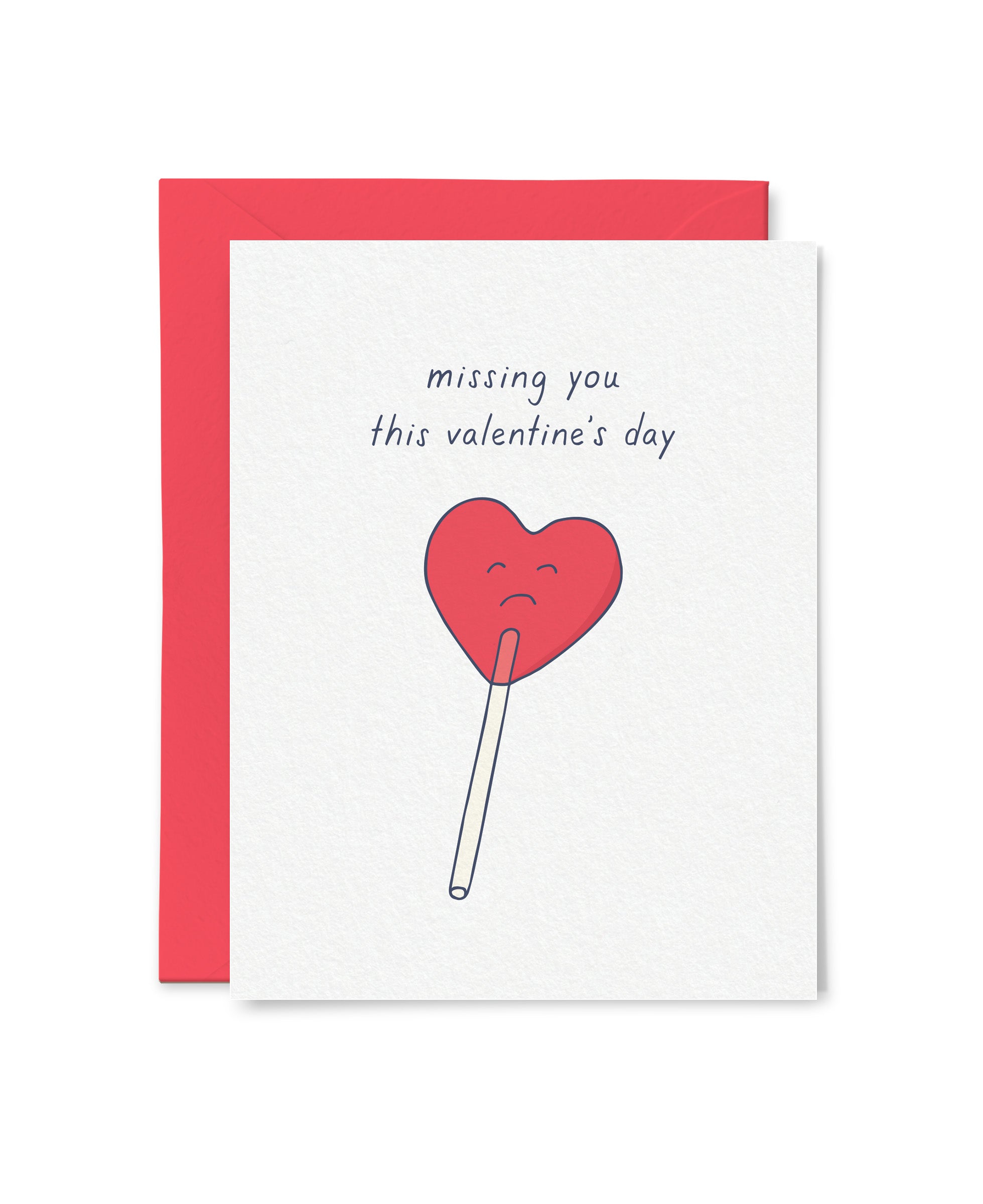 Missing You This Valentine's Day Card