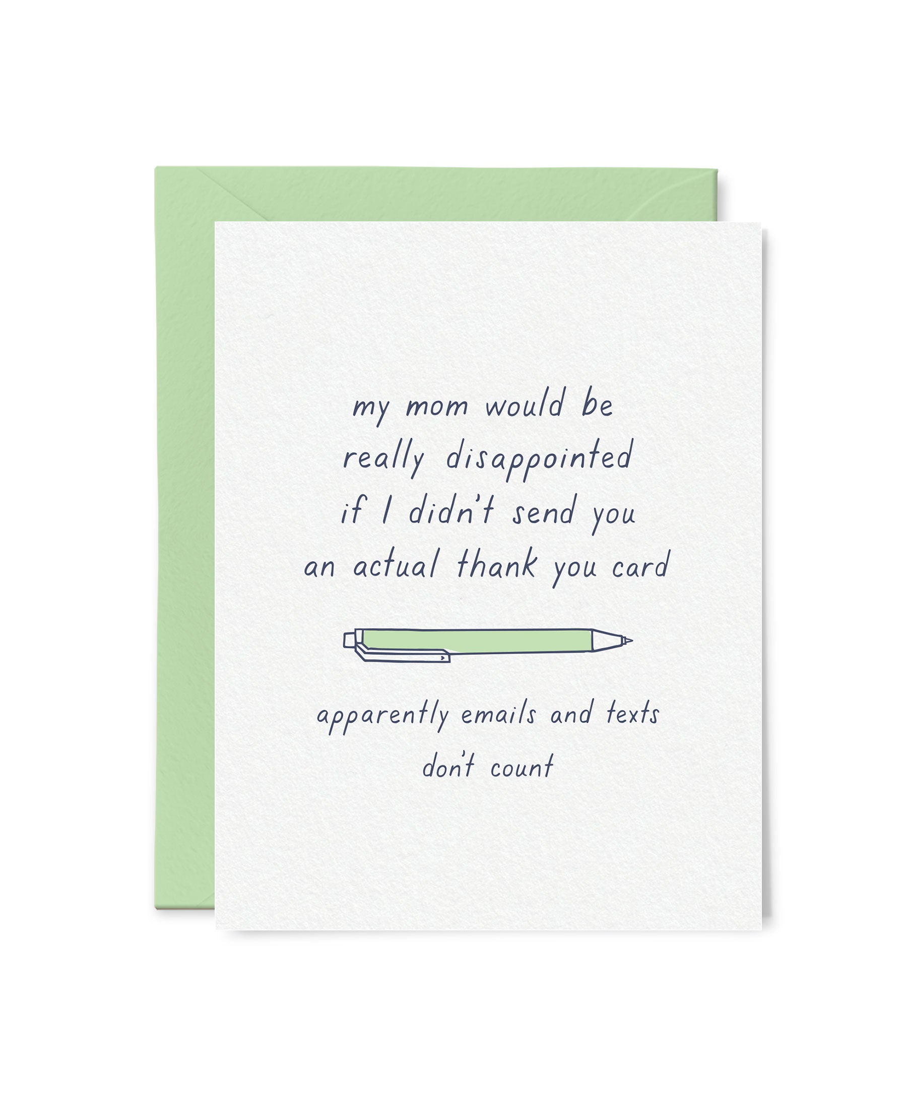 Actual Thank You Card