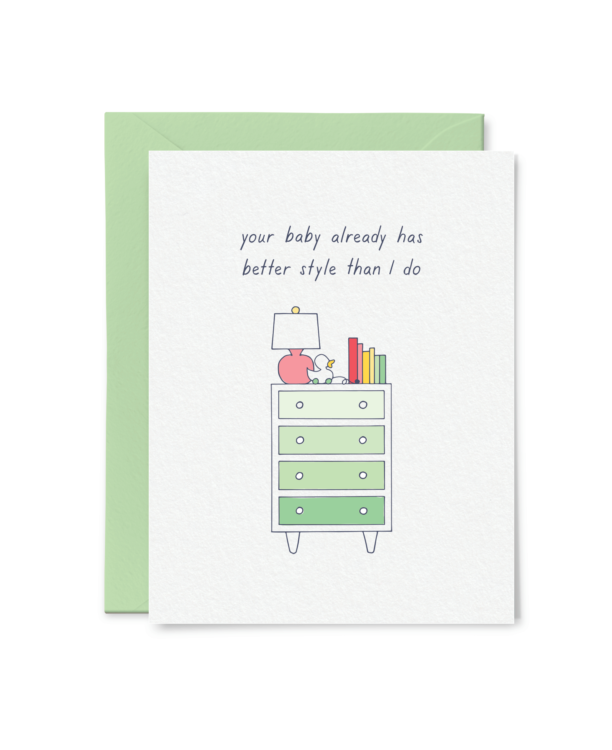 your baby is so stylish card