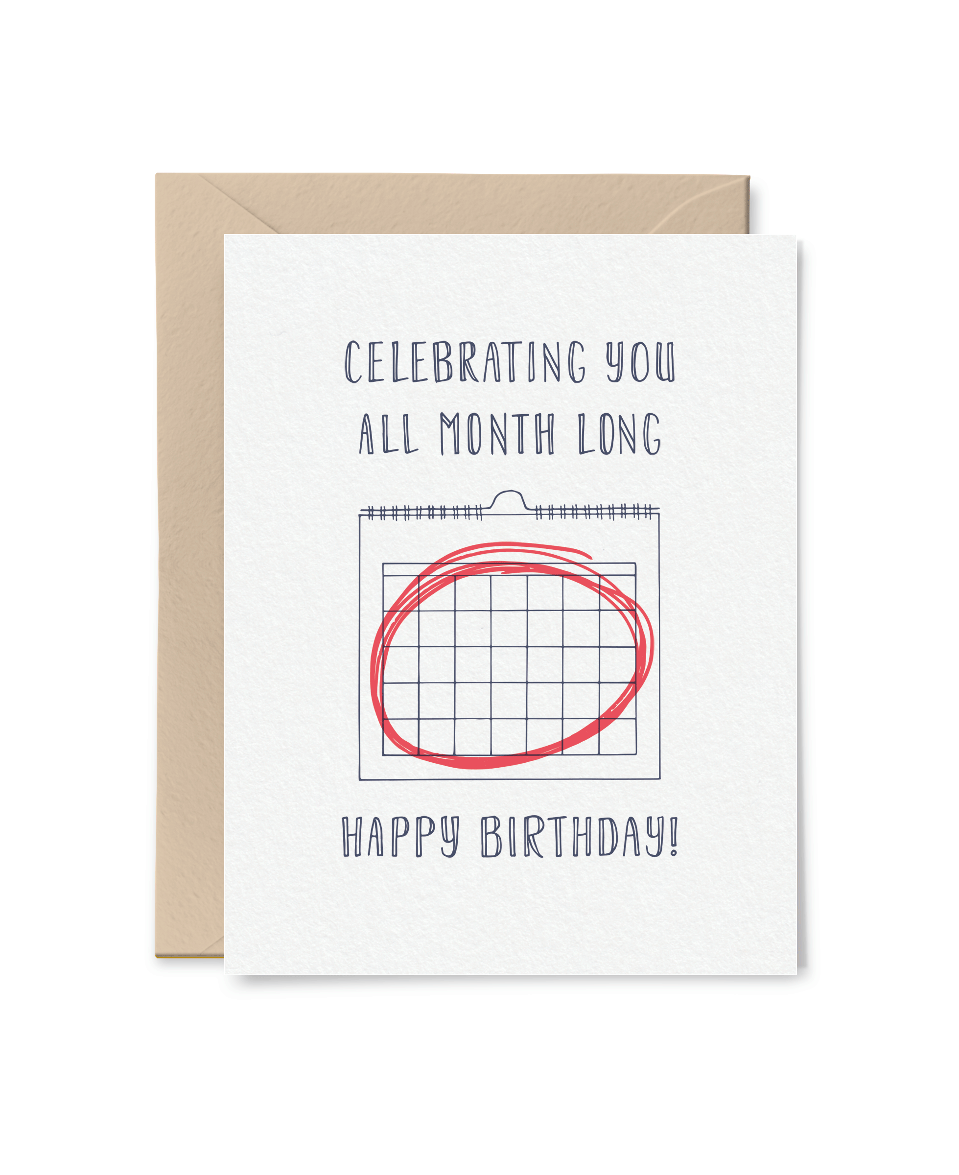 Birth Month Birthday Card