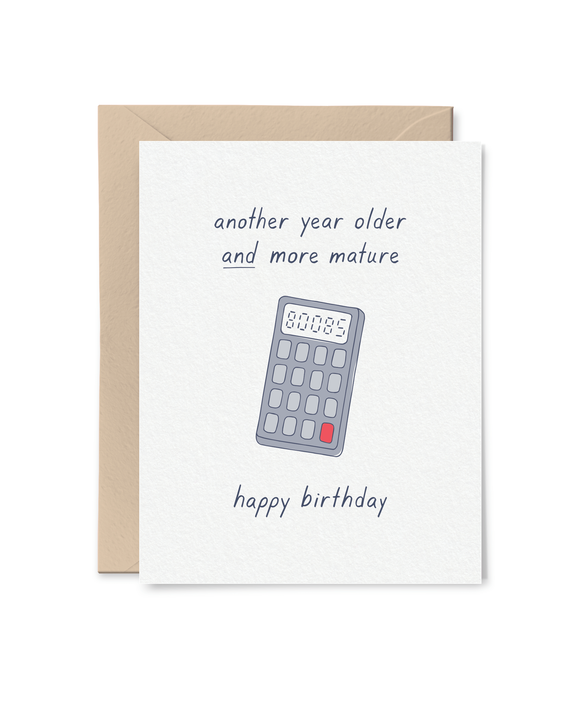 boobs calculator birthday card