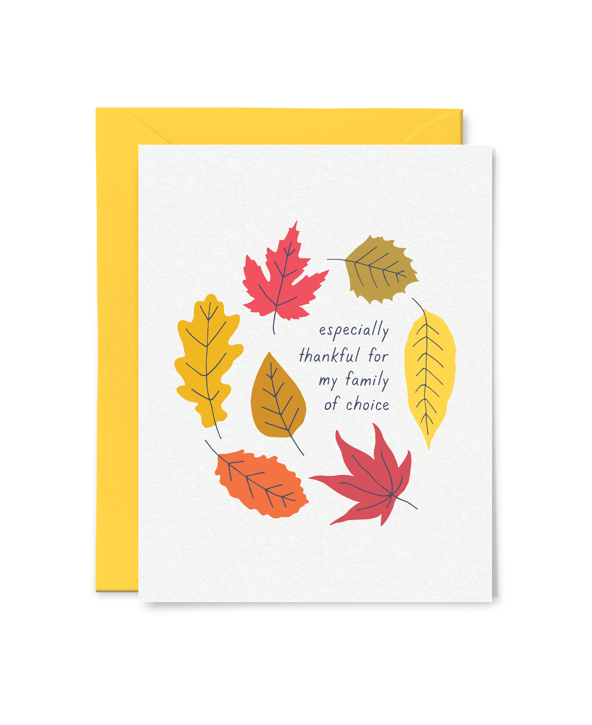 family of choice thanksgiving card