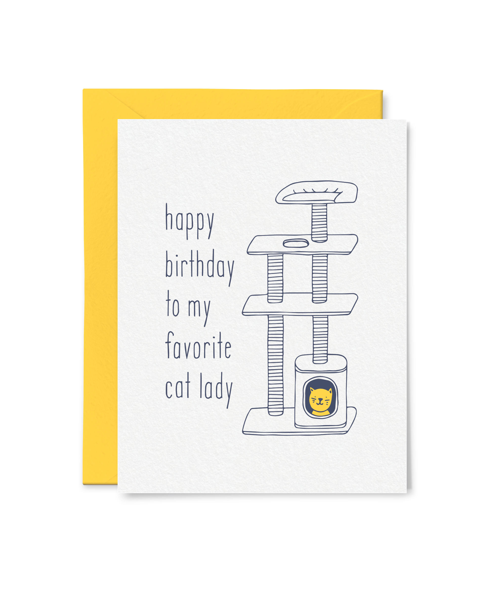 favorite cat lady card