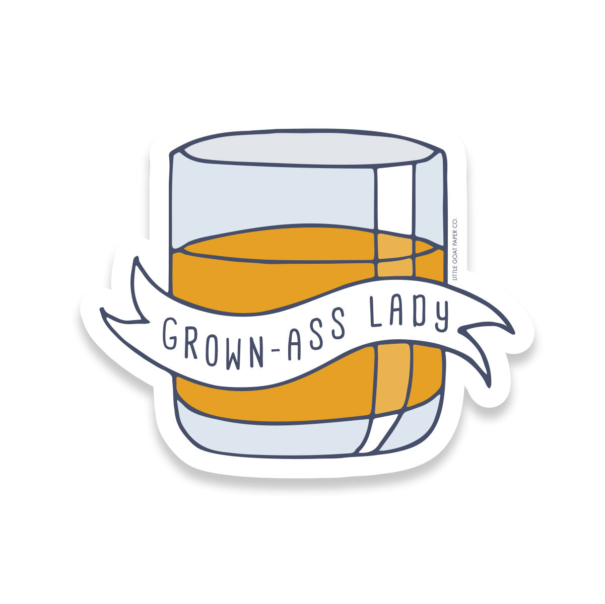 grown-ass lady sticker