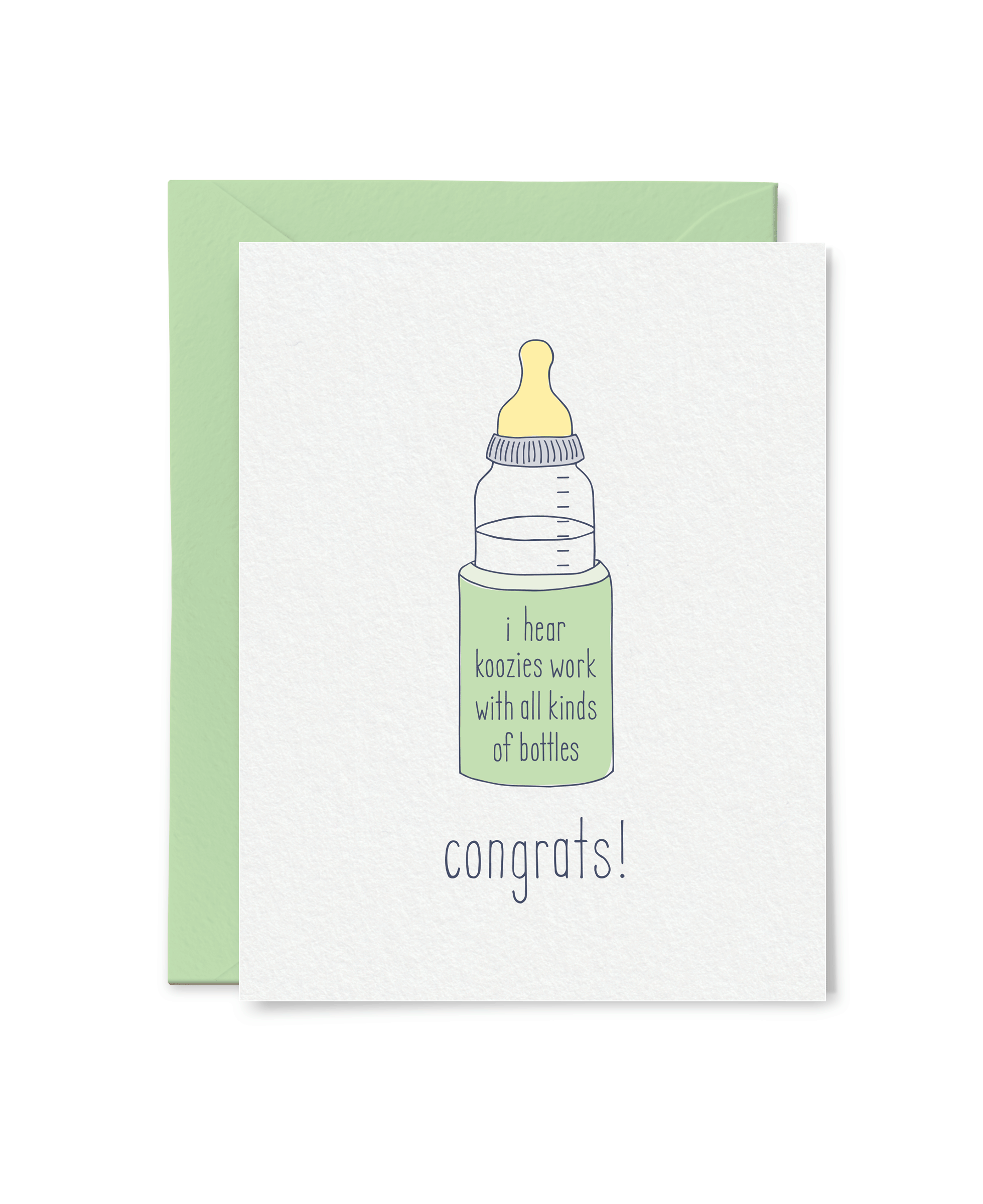 New Dad Koozie Card