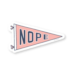 Nope Sticker