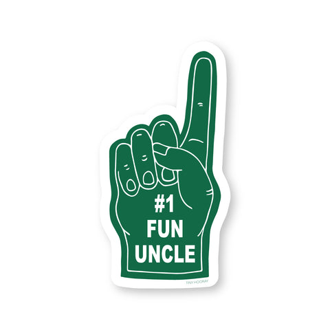 #1 Fun Uncle Sticker