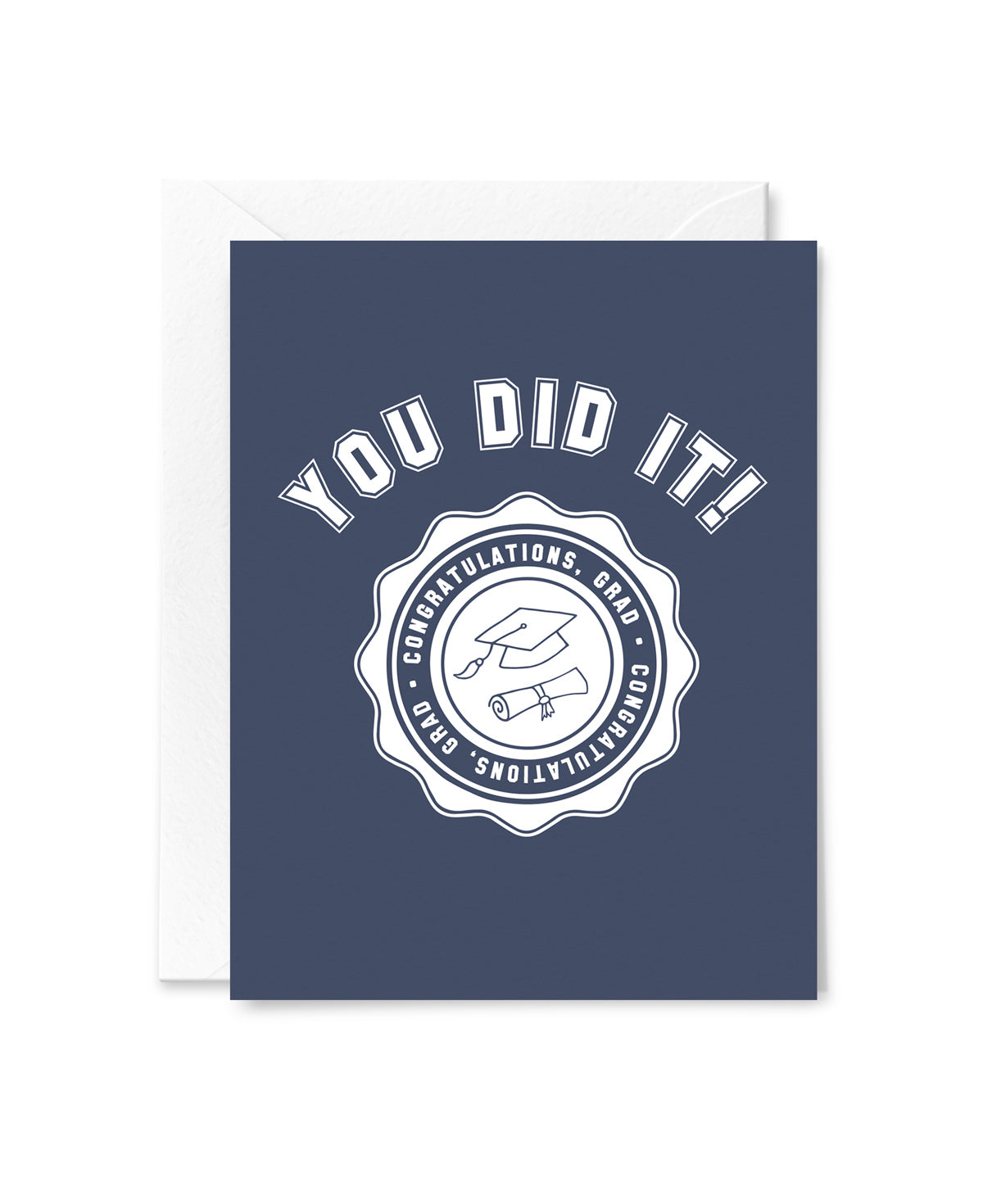 Collegiate Seal Graduation Congratulations Card