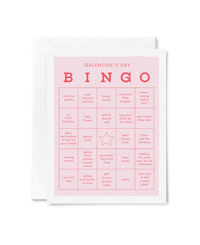 Galentine's Day Bingo Card