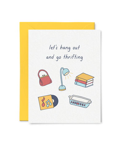Let's Go Thrifting Card