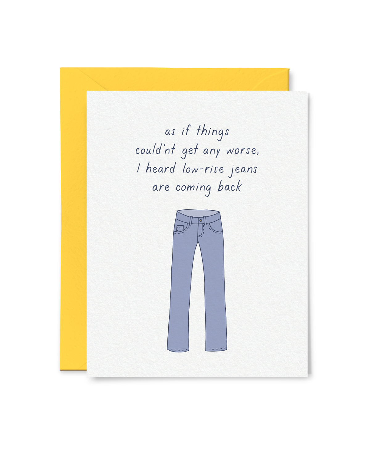 Low Rise Jeans Card