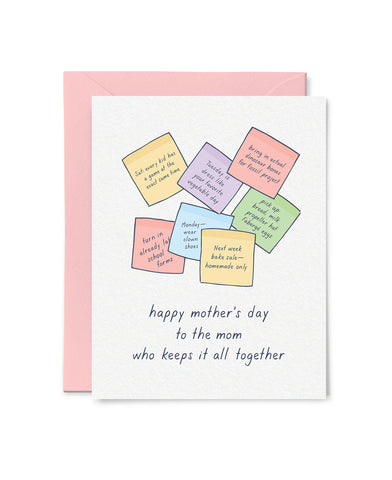 Mom Who Keeps It All Together Mother's Day Card