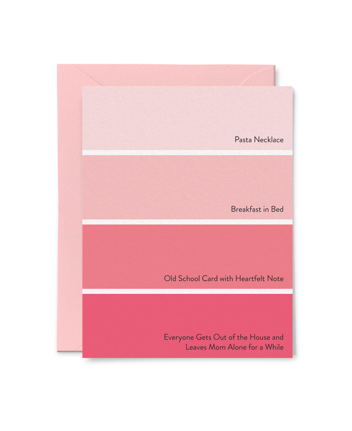 Mother's Day Gifts Paint Chip Card