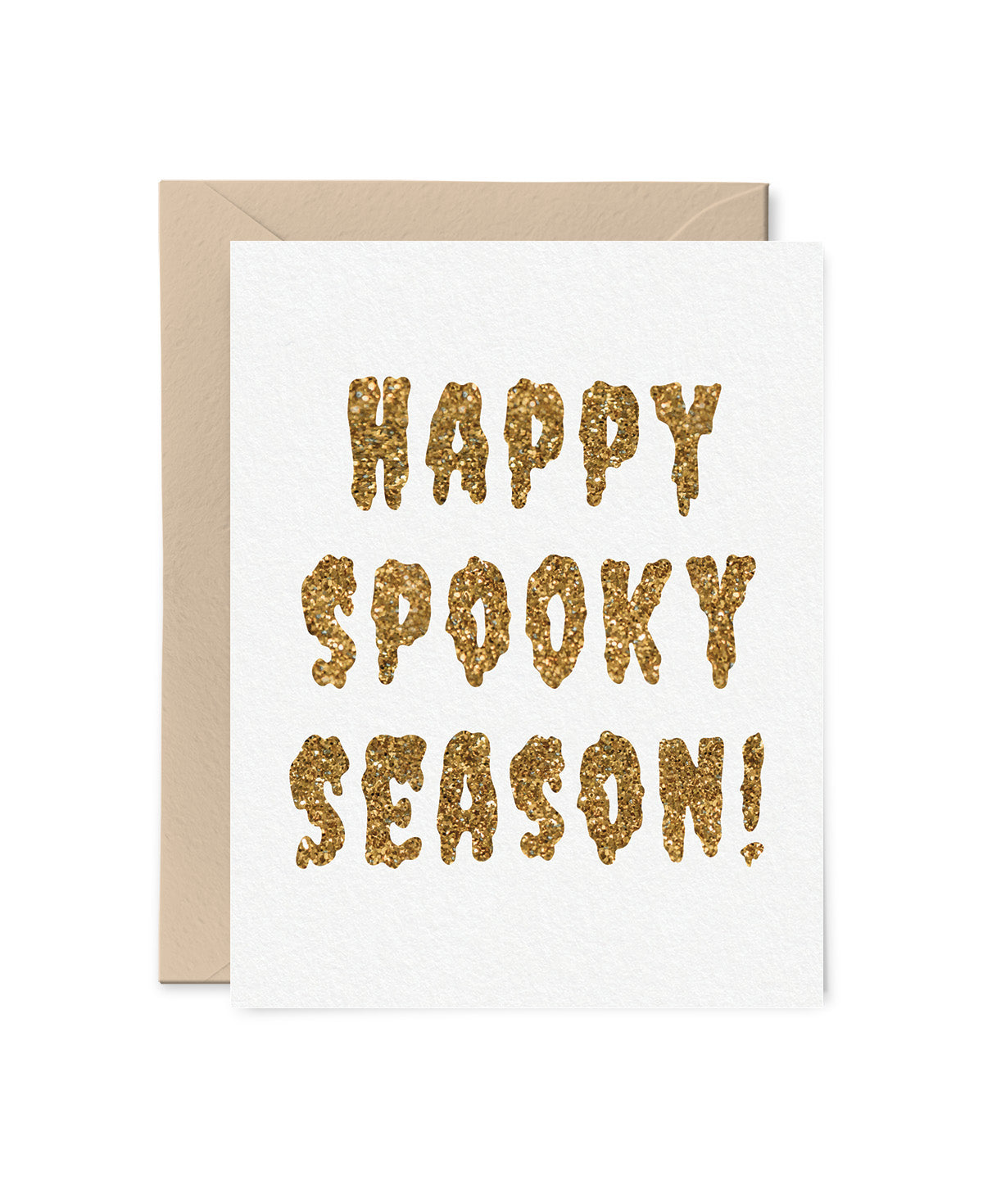 Happy Spooky Season Glitter Card