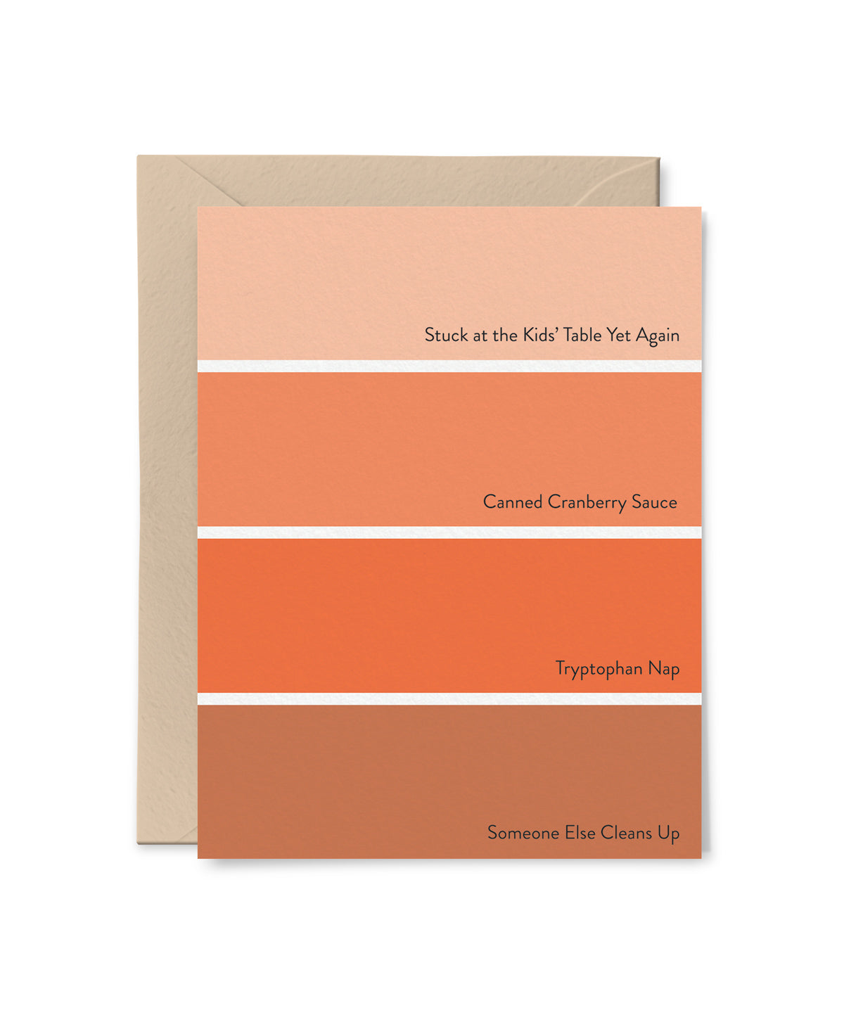 Thanksgiving Paint Chip Card