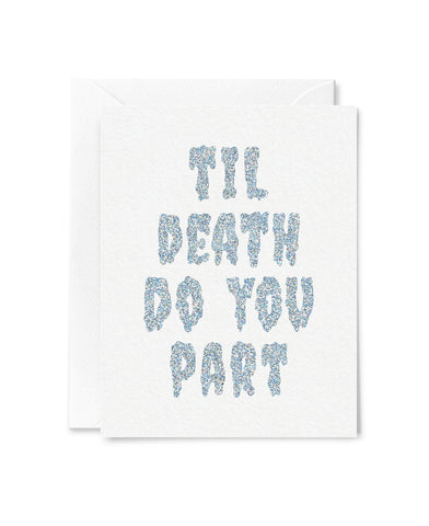 Til Death Do You Part Wedding Card