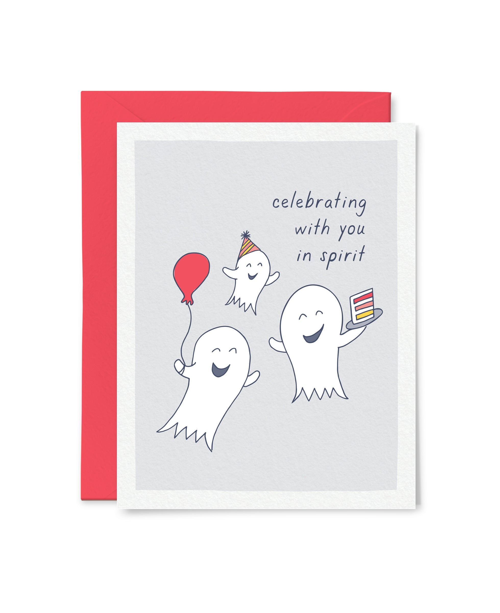 Celebrating with You in Spirit Birthday Card