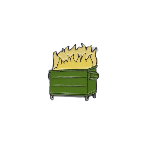 dumpster fire pin