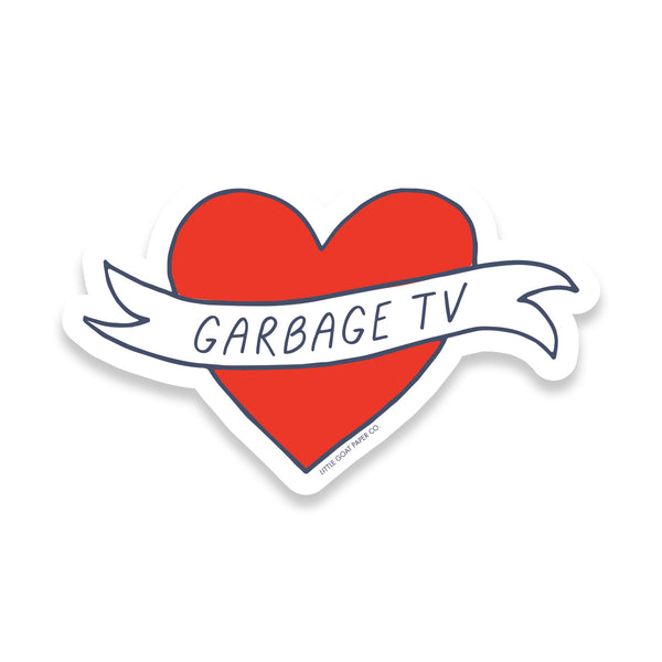 Garbage TV Sticker – Tiny Hooray