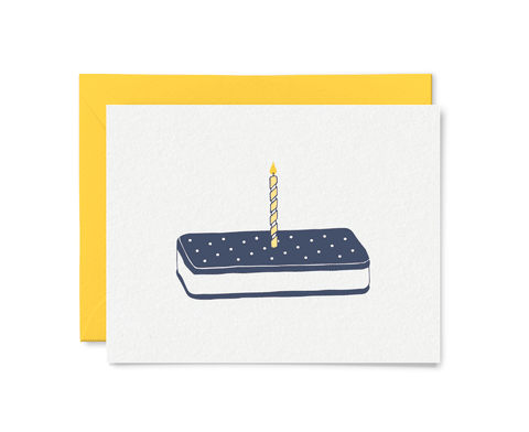ice cream sandwich birthday card