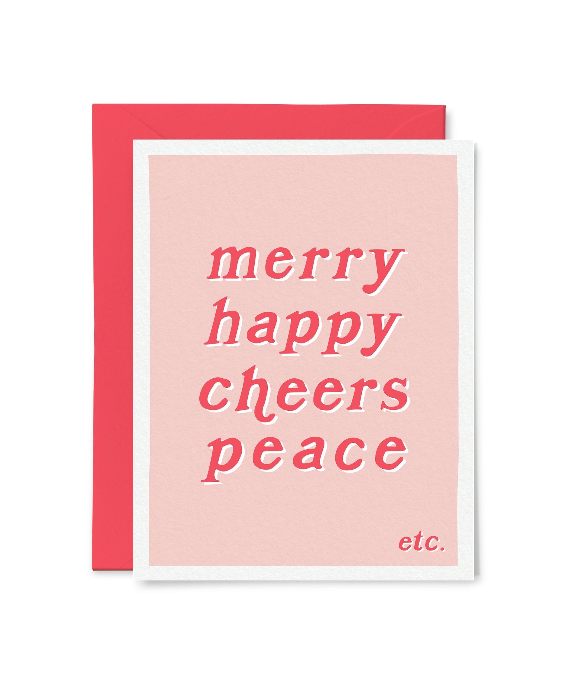 Merry Happy Etc. Holiday Card