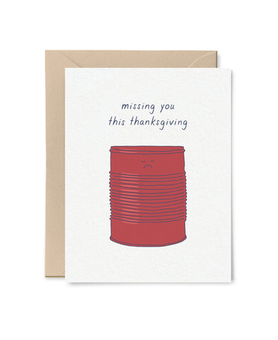 Missing You this Thanksgiving Card