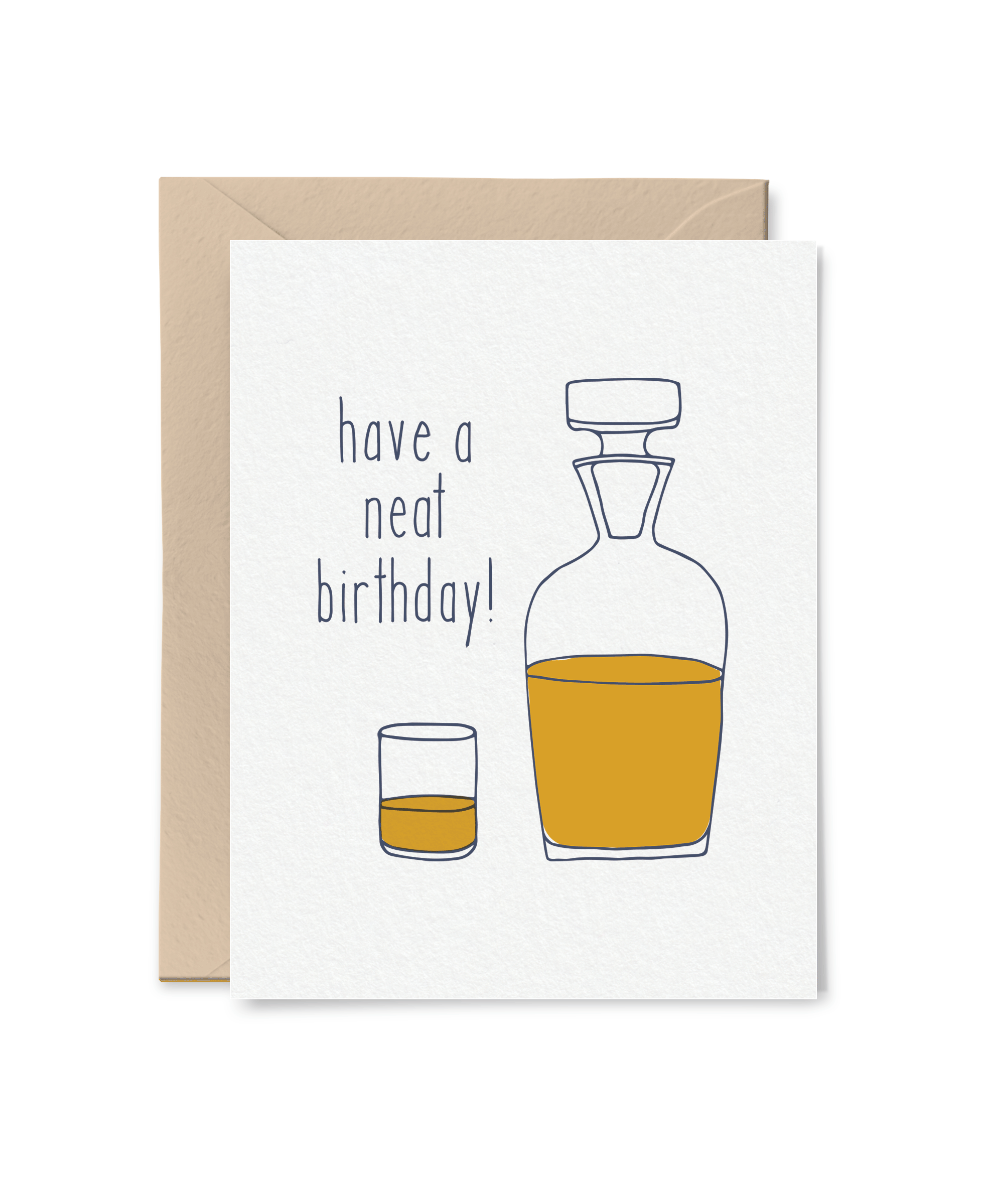 whiskey birthday card