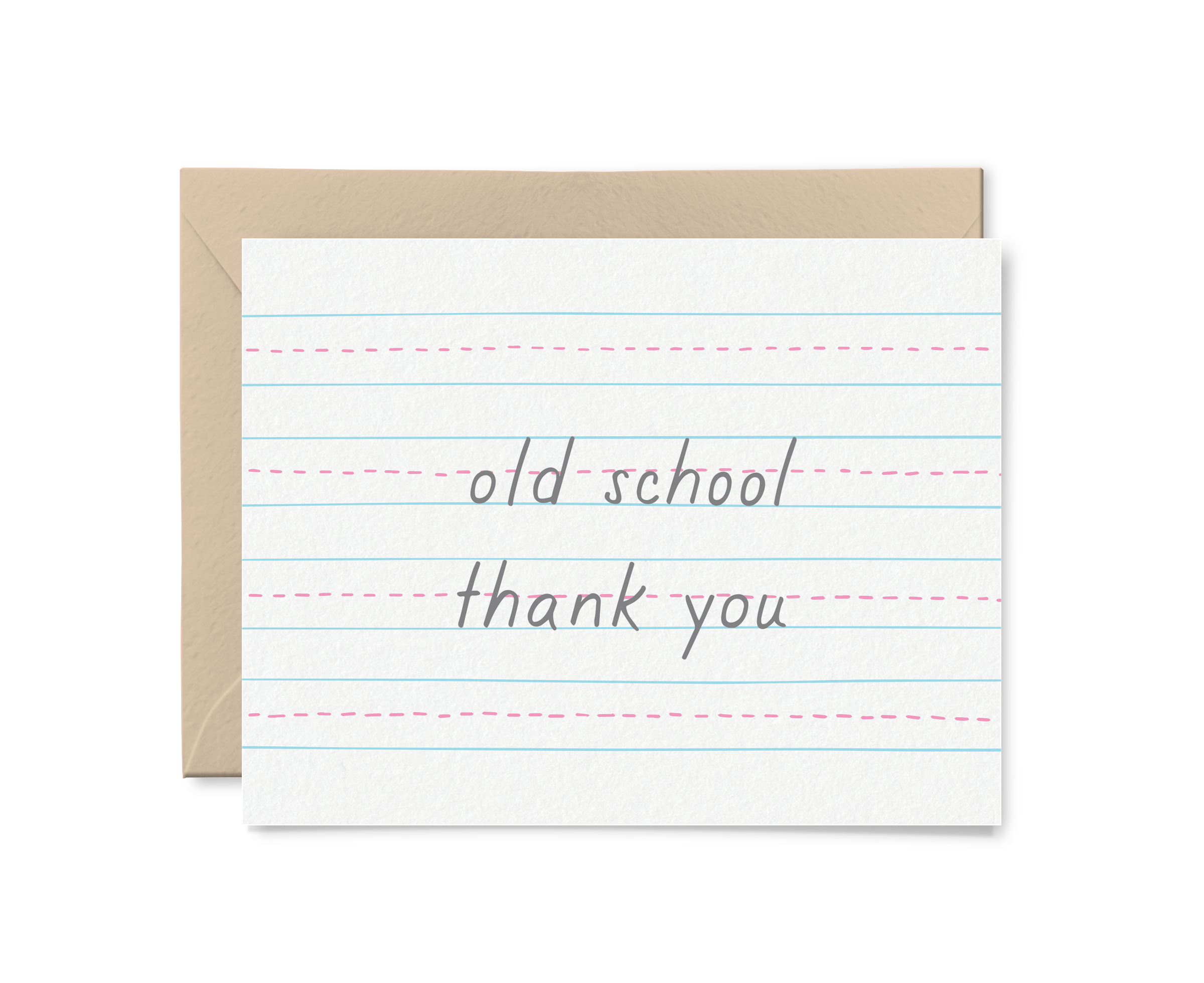 old fashioned thank you