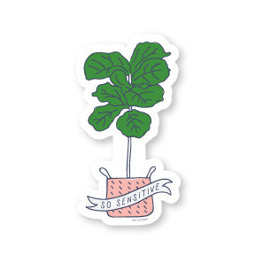 So Sensitive Sticker – Tiny Hooray