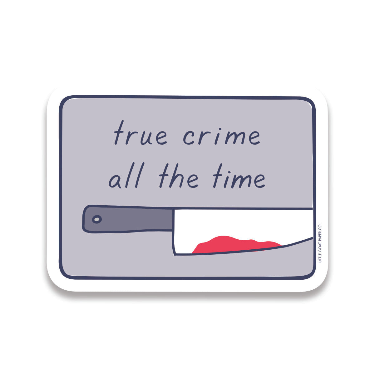 true crime sticker