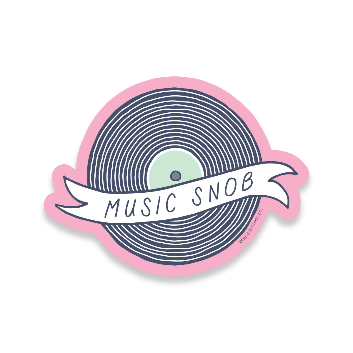 Music Snob Sticker